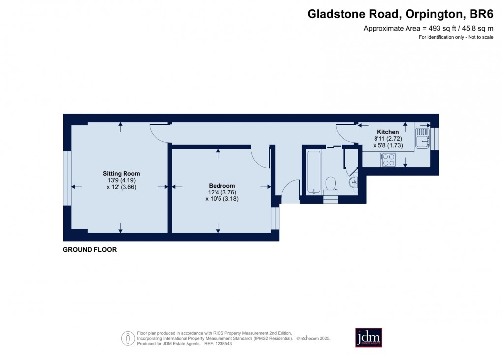 Floorplan for Farnborough Village, Orpington, Kent