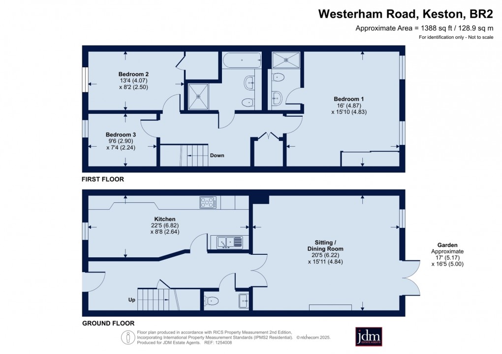 Floorplan for Westerham Road, Keston, Kent