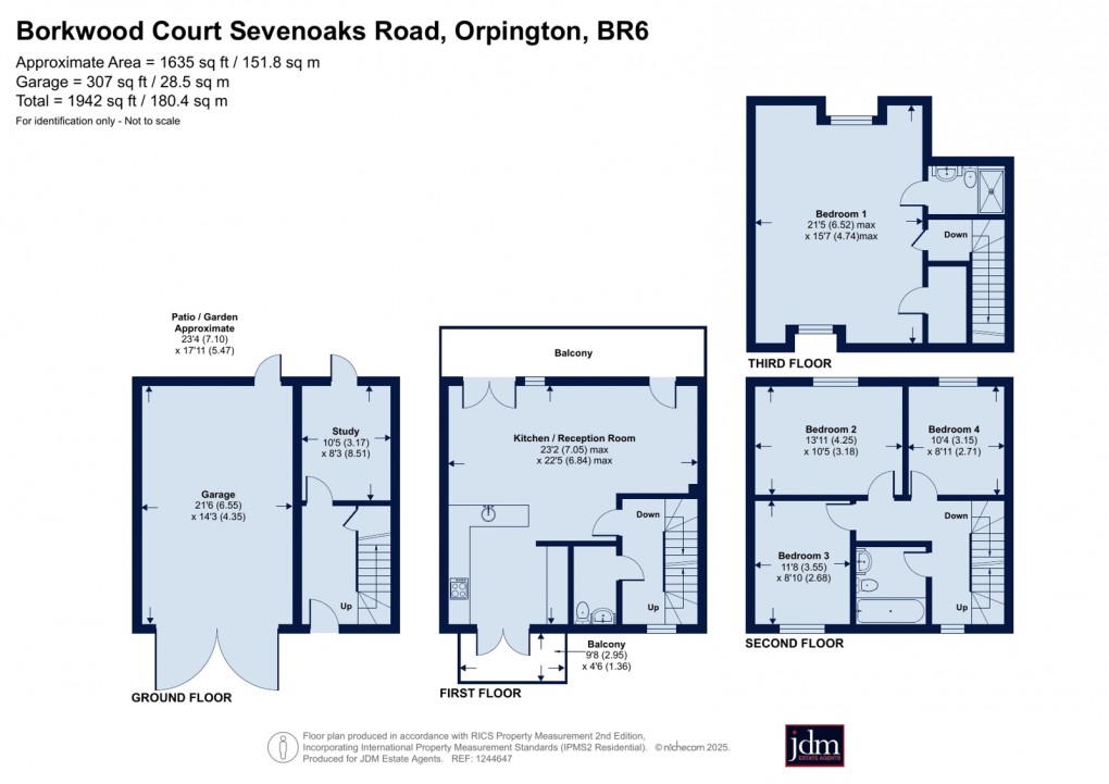 Floorplan for Orpington, Kent