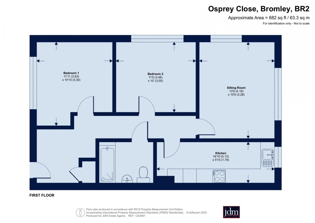 Floorplan for Bromley, Kent