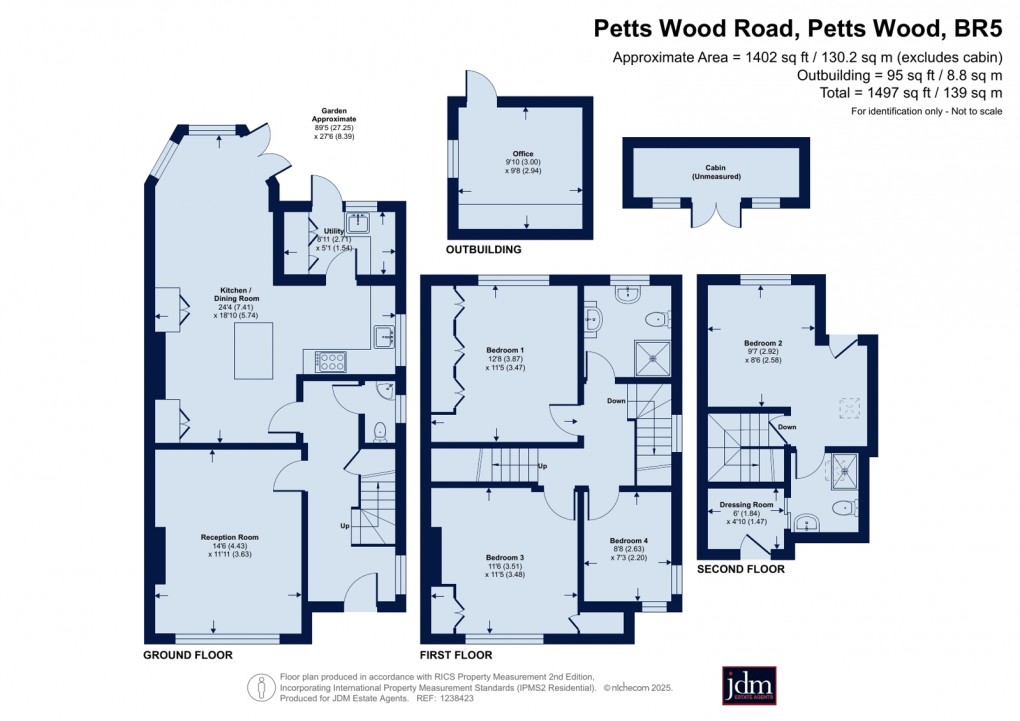 Floorplan for Petts Wood Road, Petts Wood, Kent