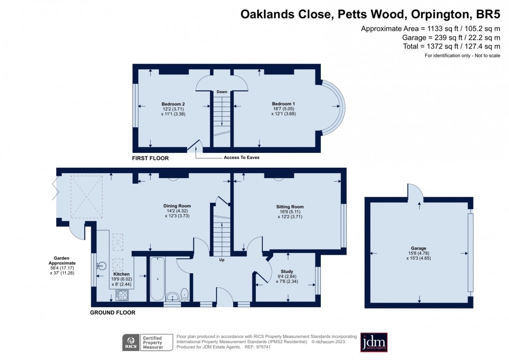 Floorplan for Petts Wood, Orpington