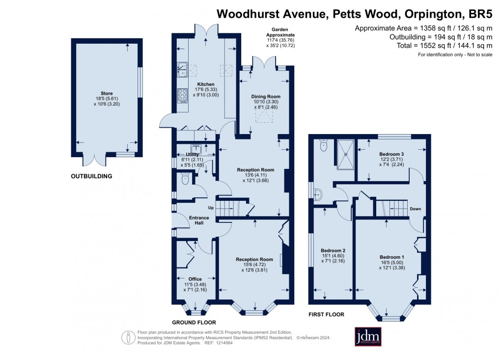 Floorplan for Petts Wood