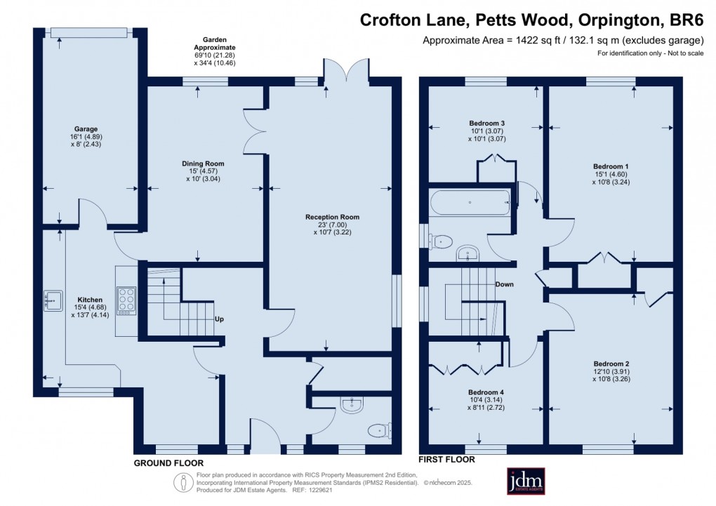 Floorplan for Petts Wood, Orpington