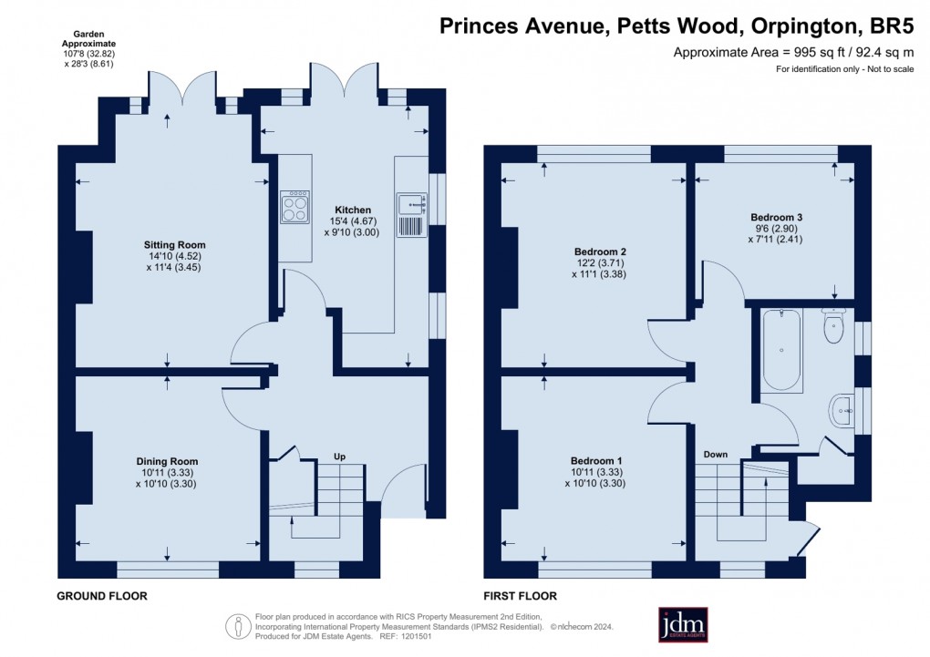 Floorplan for Petts Wood