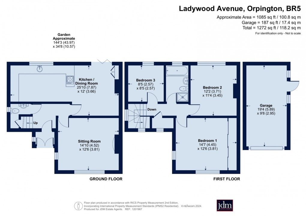 Floorplan for Petts Wood