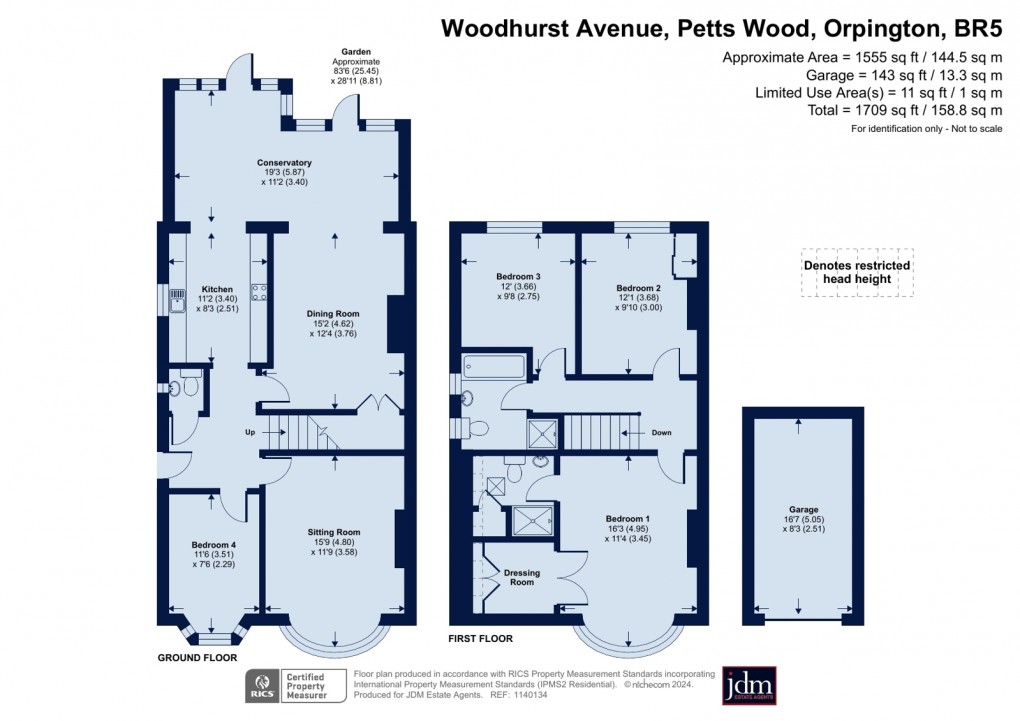 Floorplan for Petts Wood