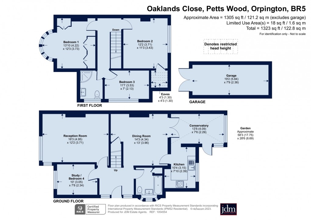 Floorplan for Petts Wood