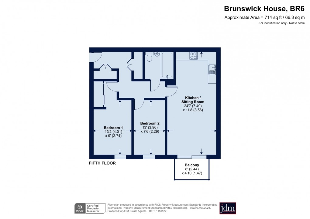 Floorplan for Homefield Rise, Orpington