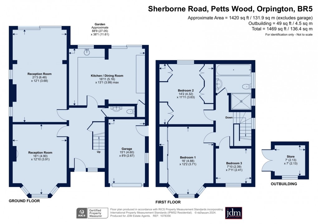 Floorplan for Petts Wood