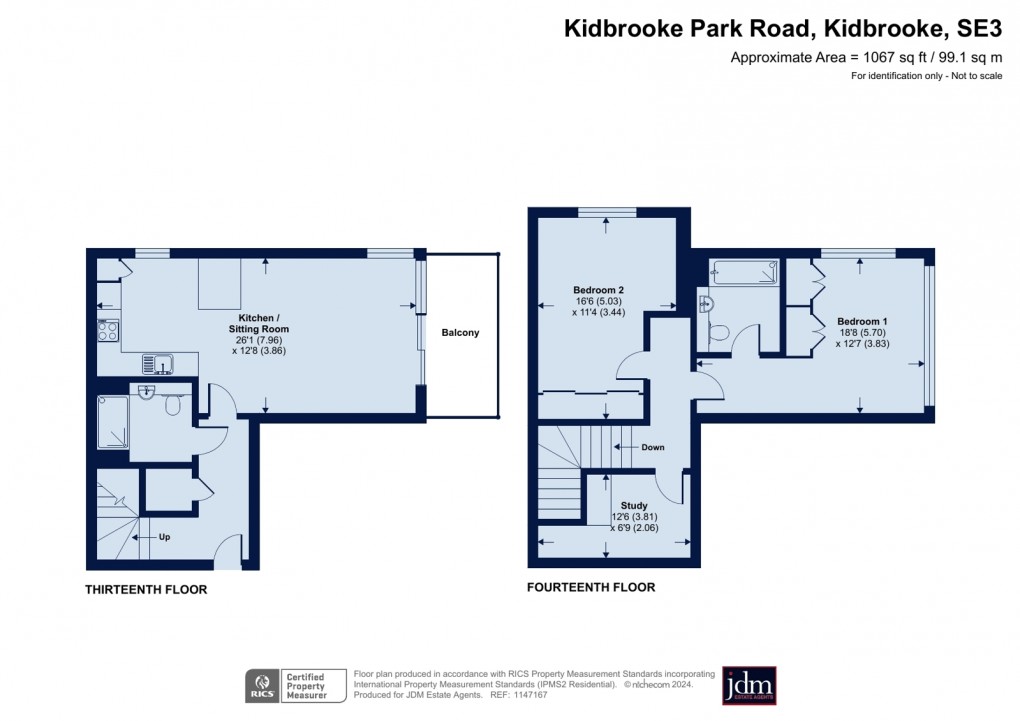 Floorplan for Blackheath, Kidbrooke, London