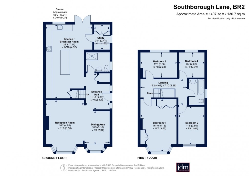 Floorplan for Southborough Lane, Bromley